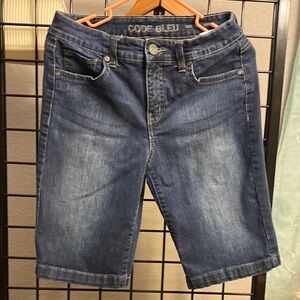 Code Bleu Women's Blue Denim Shorts